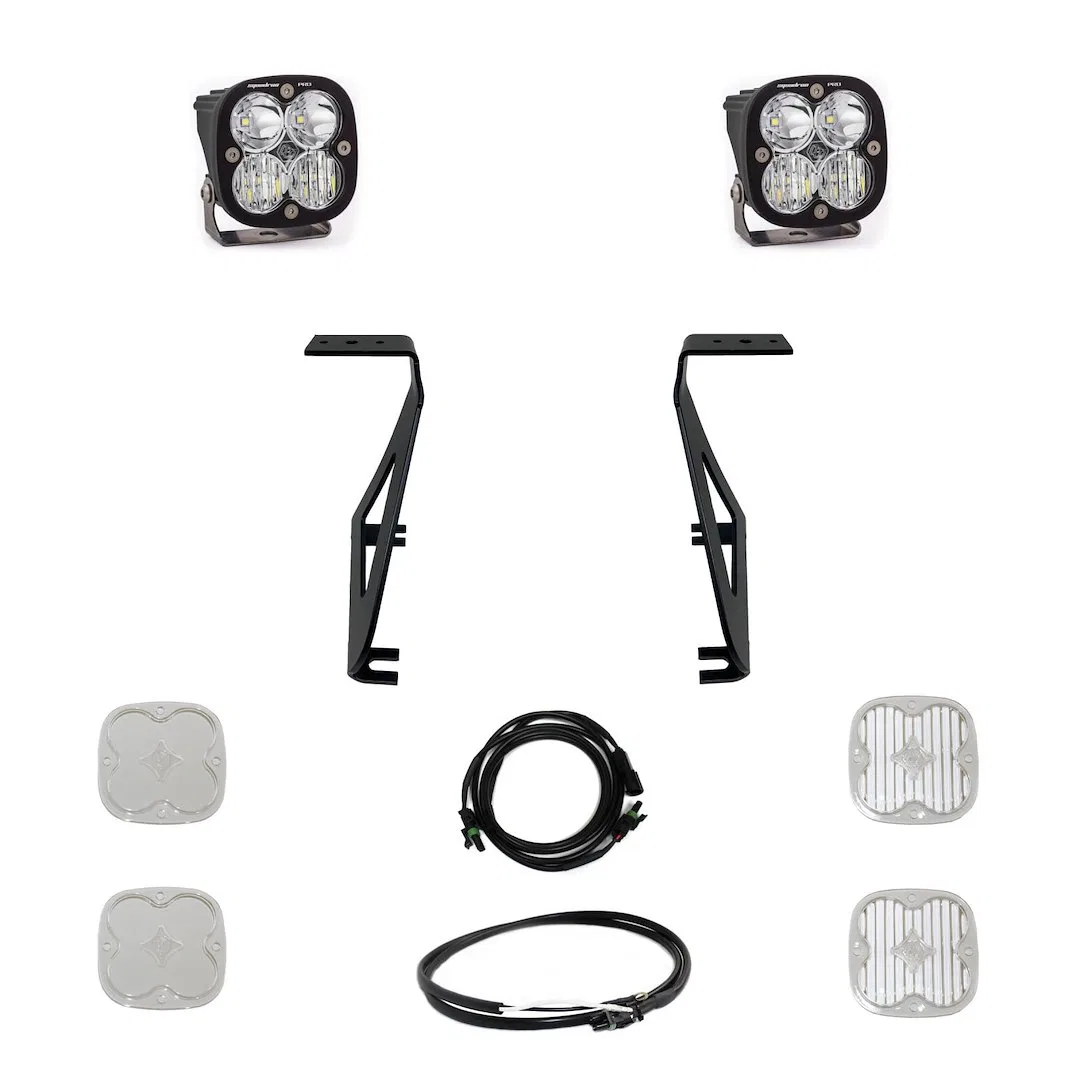 448069 – BAJA DESIGN Driving/ Fog Light, LED Bulb 4 Cree LED 3 Inch Square 40 Watt Bulbs Amp Draw 2.9 AMP Driving Com...